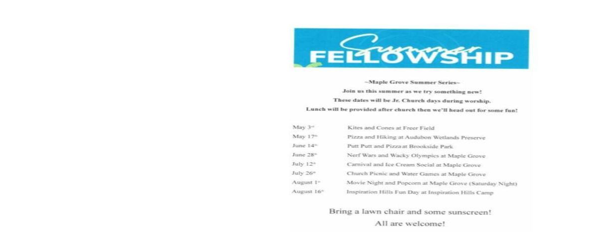 Summer Fellowship Series